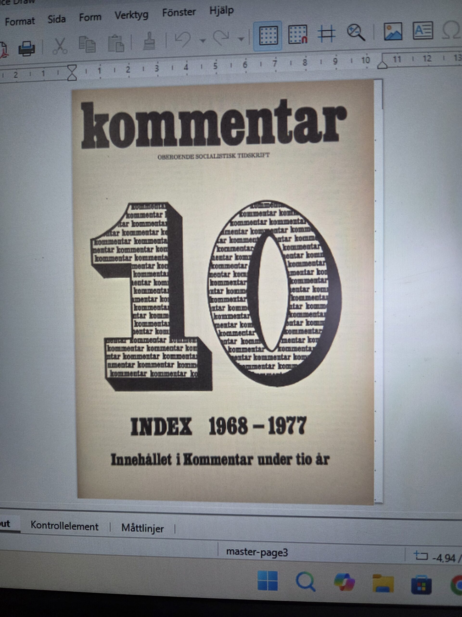 Digitalisera Kommentar